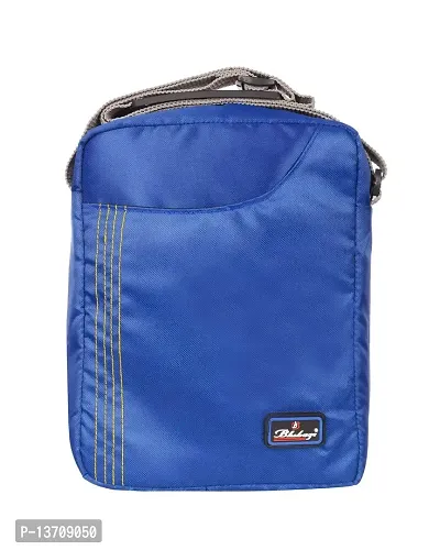 blubags Unisex Polyester sling/messenger/Side/Executive Bags for Travels, College, Business, Holiday (Blue)