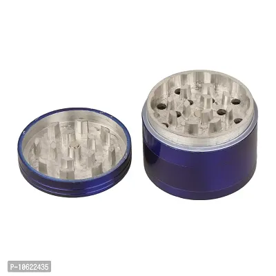 Metier 50mm Metal Herb Storage Grinder/Crusher with Honey Dust Filter -4 Parts (Blue)-thumb2