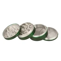 Metier 50mm Metal Herb Storage Grinder/Crusher with Honey Dust Filter -4 Parts (Green)-thumb2