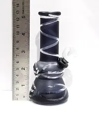 METIER Bongs 5 Inch Mini Glass Bong, Portable Hookah, Smoking Pipe (13 cm, Black)-thumb4