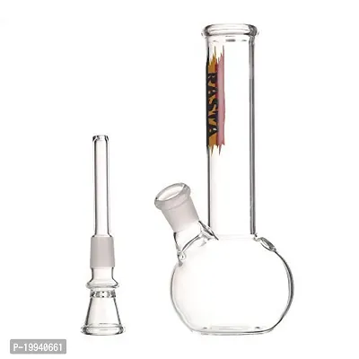 Metier  Bongs 7 inch Glass Smoking Rolling Pipe with Shooter Joint (18 cm, Clear)-thumb0