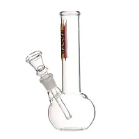 Metier  Bongs 7 inch Glass Smoking Rolling Pipe with Shooter Joint (18 cm, Clear)-thumb1