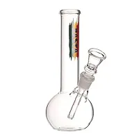 Metier  Bongs 7 inch Glass Smoking Rolling Pipe with Shooter Joint (18 cm, Clear)-thumb2