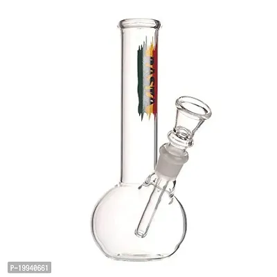 Metier  Bongs 7 inch Glass Smoking Rolling Pipe with Shooter Joint (18 cm, Clear)-thumb3