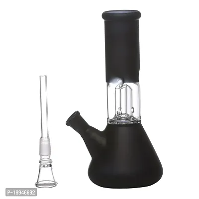Metier Bong 8 Inch Glass Percolator Ice Smoking Pipe Bong (20 cm, Black)-thumb2