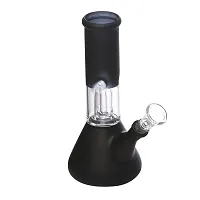 Metier Bong 8 Inch Glass Percolator Ice Smoking Pipe Bong (20 cm, Black)-thumb2