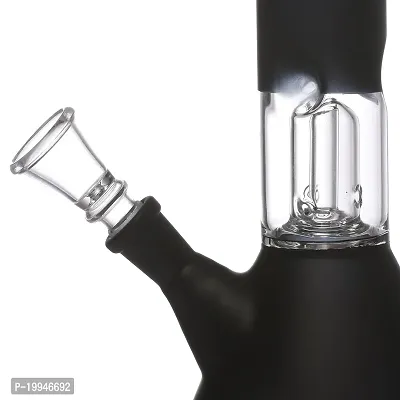 Metier Bong 8 Inch Glass Percolator Ice Smoking Pipe Bong (20 cm, Black)-thumb4