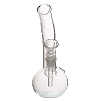 Metier Bongs 6.5 inch Mini Glass Bong Hookah Pipe with Smoking Shooter (17 cm, Clear)-thumb1