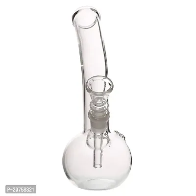 Metier Bongs 6.5 inch Mini Glass Bong Hookah Pipe with Smoking Shooter (17 cm, Clear)-thumb2