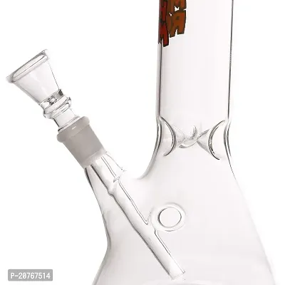 Metier Glass Mushroom Print Water Bong (Clear_1.5 Inch X 1.5 Inch X 8.6 Inch)-thumb4