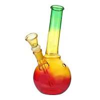 METIER Bongs Glass Bong Hookah Water pipe with Shooter (Rasta 8 inch)-thumb2