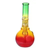 METIER Bongs Glass Bong Hookah Water pipe with Shooter (Rasta 8 inch)-thumb3