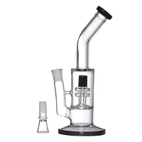 Metier Bongs 12 Inch Glass Percolator Water pipe Hookah Bong (30 cm, Black)-thumb2