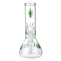 METIER 8 inch Glass Percolator Bong, Water Pipe, Hookah (20 cm, Clear Glass)-thumb1