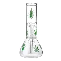 METIER 8 inch Glass Percolator Bong, Water Pipe, Hookah (20 cm, Clear Glass)-thumb4