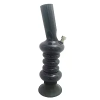 Metier 12 Inch Acrylic Gripper Water pipe Bong (30 cm, Opaque Black)-thumb1