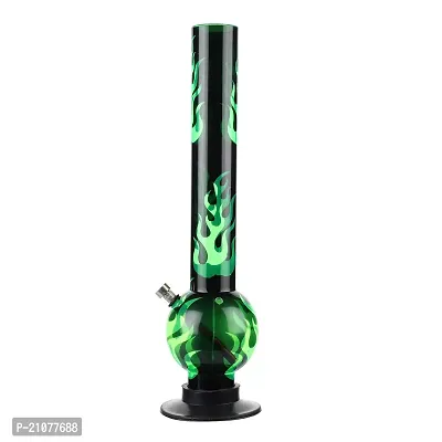 METIER 16 inch Acrylic Bong Smoking Bongs Hookah.(Green Fire, 40 CM)-thumb4