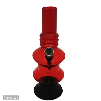 Metier Acrylic Bong (8 inch, Red)-thumb2