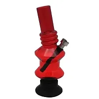 Metier Acrylic Bong (8 inch, Red)-thumb2