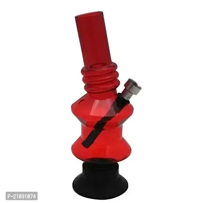 Metier Acrylic Bong (8 inch, Red)-thumb3