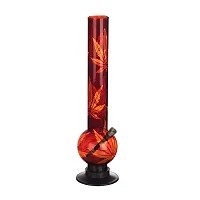 METIER 16 inch Acrylic Smoking Bong Accessories Leaf Print-thumb1