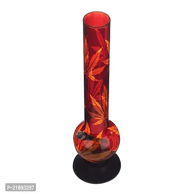 METIER 16 inch Acrylic Smoking Bong Accessories Leaf Print-thumb4