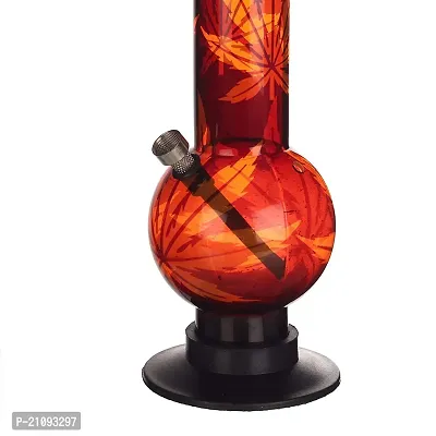 METIER 16 inch Acrylic Smoking Bong Accessories Leaf Print-thumb3