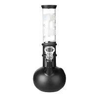 METIER Bongs 10 Inch Smoking Glass Bong Hookah Pipe (10 Inch, Black)-thumb1