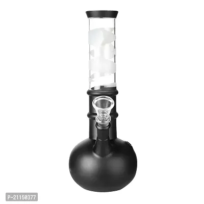 METIER Bongs 10 Inch Smoking Glass Bong Hookah Pipe (10 Inch, Black)-thumb2