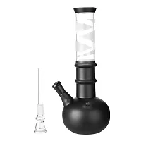 METIER Bongs 10 Inch Smoking Glass Bong Hookah Pipe (10 Inch, Black)-thumb4