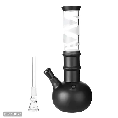 METIER Bongs 10 Inch Smoking Glass Bong Hookah Pipe (10 Inch, Black)-thumb5