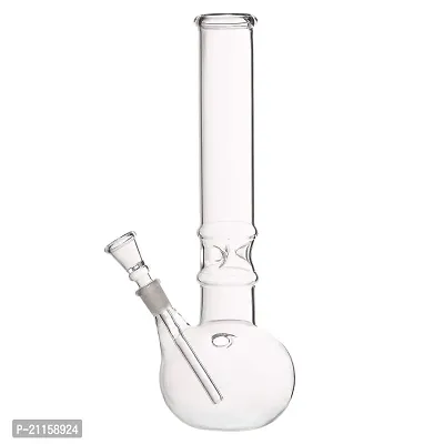 Metier Bongs 12 inch Glass Ice Bong Hookah Rolling Pipe (30 cm, Clear)-thumb2