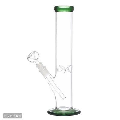 Metier Bongs 12 inch Glass Ice Water pipe Hookah Bong (30 cm, Green)