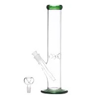 Metier Bongs 12 inch Glass Ice Water pipe Hookah Bong (30 cm, Green)-thumb2