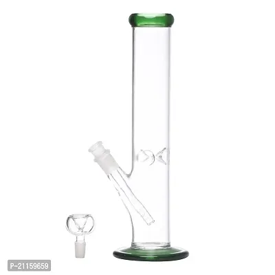 Metier Bongs 12 inch Glass Ice Water pipe Hookah Bong (30 cm, Green)-thumb3