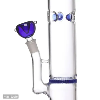 Metier 16-inch Glass Honeycomb Ice Water Bong. (40 cm, Blue)-thumb2