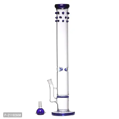 Metier 16-inch Glass Honeycomb Ice Water Bong. (40 cm, Blue)-thumb3