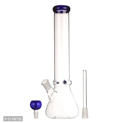 Metier 14-Inch Glass Oval Bulb Ice Water Bong. (35 cm, Blue)-thumb3