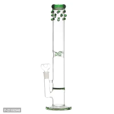 Metier 16-inch Glass Honeycomb Ice Water Bong. (40 cm, Green)