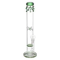 Metier 16-inch Glass Honeycomb Ice Water Bong. (40 cm, Green)-thumb2