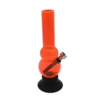 Metier Acrylic Bong (8 inch, Orange)-thumb1