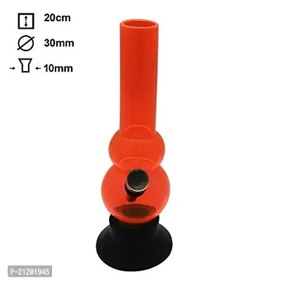 Metier Acrylic Bong (8 inch, Orange)-thumb4