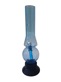 Metier 8 inch Acrylic Mini Water Bong, Portable Hookah, Smoking Pipe (Transparent Sky Blue)-thumb3