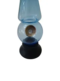 Metier 8 inch Acrylic Mini Water Bong, Portable Hookah, Smoking Pipe (Transparent Sky Blue)-thumb4