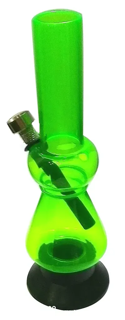 METIER 8 Inch Transparent Conical Bowl Small Acrylic Water Pipe Bong-thumb0