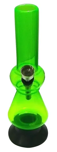 METIER 8 Inch Transparent Conical Bowl Small Acrylic Water Pipe Bong-thumb1