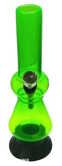 METIER 8 Inch Transparent Conical Bowl Small Acrylic Water Pipe Bong-thumb2