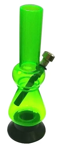 METIER 8 Inch Transparent Conical Bowl Small Acrylic Water Pipe Bong-thumb2
