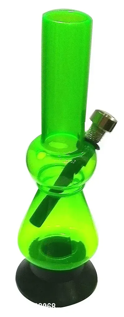 METIER 8 Inch Transparent Conical Bowl Small Acrylic Water Pipe Bong-thumb3