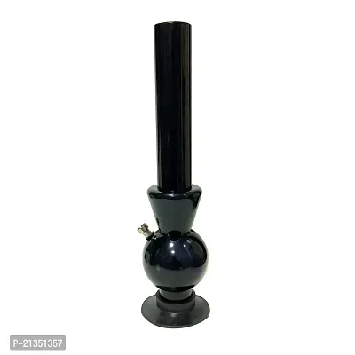 METIERreg; 16 Inch Tall Acrylic Smoking Water pipe Ice Bong(Opaque Black)